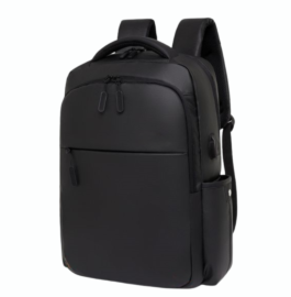 תיק גב למחשב נייד דגם Sani בצבע שחור