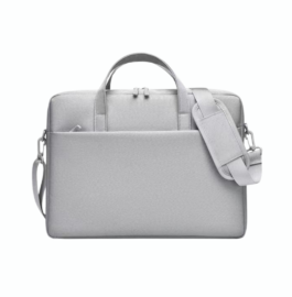 תיק למחשב נייד “17.3” דגם Soso בצבע אפור בהיר