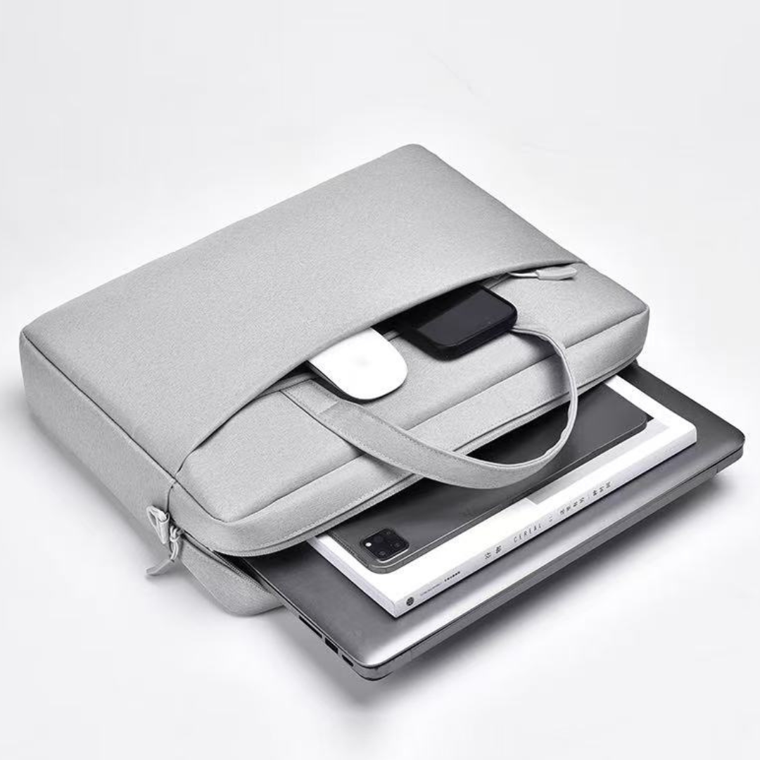 תיק למחשב נייד "15.6" דגם Jude צבע אפור בהיר – תמונה 4