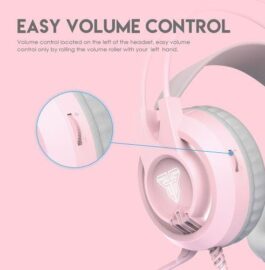 אוזניות גיימינג ורודות FANTECH HG20