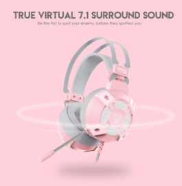 אוזניות גיימינג FANTECH HG11 לבנות