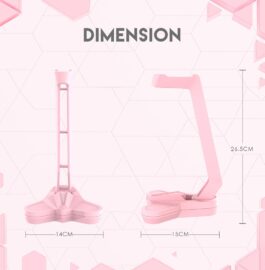 מעמד ורוד לאוזניות FANTECH AC3001