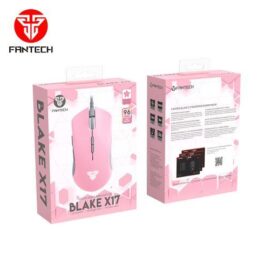 עכבר ורוד גיימינג X17