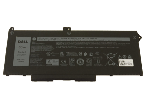 יצרן: Dell סוללה חדשה ומקורית מק"ט : RJ40G מתח : 15.2V קיבולת: 63Wh/3941mAh אחריות למשך שנה על הסוללה התקנה חינם אצלנו במעבדה