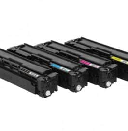 מארז טונרים תואמים HP דגם: CF400X-CF403X תכולה: 4 טונרים בצבעים שחור, כחול, אדום וצהוב הספק: שחור עד 2,800 דף, צבעים כחול, צהוב, אדום עד 2,300 דף