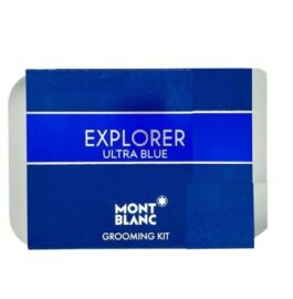מארז טיפח לגבר של חברת Mont Blanc. דגם: Explorer Ultra Blue במארז: Eau de Parfum 7.5ml Face Cream 30ml Cleansing Gel 30ml