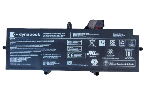 יצרן: Toshiba (dynabook) סוללה חדשה ומקורית מק"ט : PA5331U מתח : 15.4V קיבולת: 42Wh / 2700mAh אחריות למשך שנה על הסוללה התקנה חינם אצלנו במעבדה