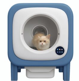 שירותים חכמים לחתול + מצלמה מבית מדגם X25C