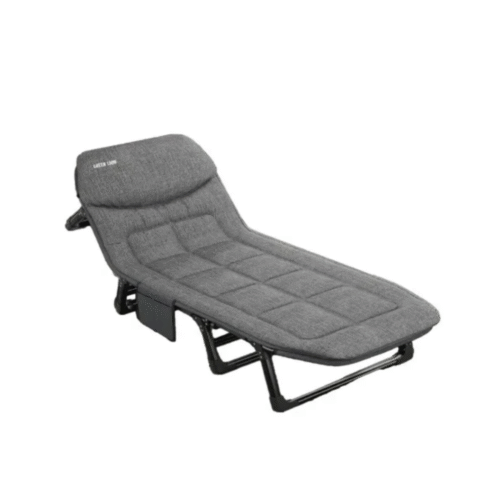 Green Lion Foldable Camping Bed בצבע אפור