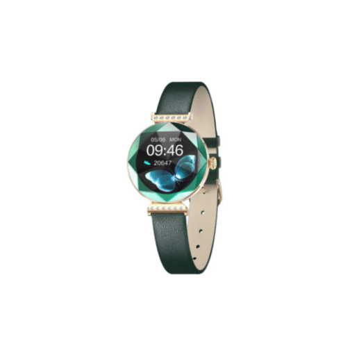 ⁦Green Lion Swarovski Smart Watch בצבע ירוק⁩ – תמונה ⁦2⁩