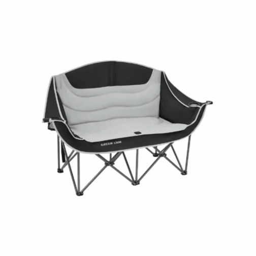 Green Lion Double Camping Chair שחור+אפור