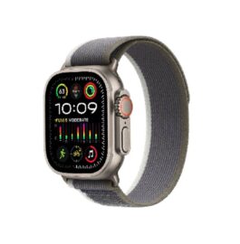 Green Lion Trail Loop Nylon Strap בצבע ירוק כהה&ואפור