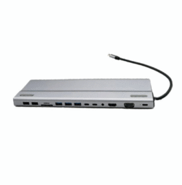 ל- 3XUSB3.0/ 4XUSB2.0/ Type C-PD Hdmi/ TF/ SD/ Audio/ RJ45/ VGA  Wireless Charging