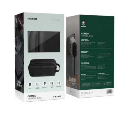⁦Green Lion Combo Travel Bag 6 IN 1 בצבע שחור⁩ – תמונה ⁦5⁩