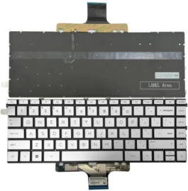 מקלדת למחשב נייד Hp 14-dw silver no backlight