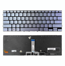 מקלדת למחשב נייד Asus UX392 backlight Silver