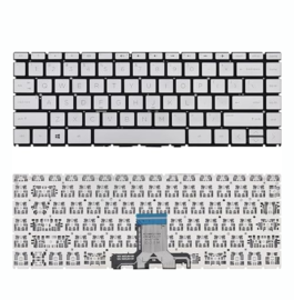 מקלדת למחשב נייד Hp 14-CD 14-CE 14-CK Silver