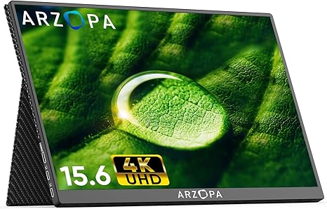 מסך עזר נייד 4K דגם E1 מבית ARZOPA