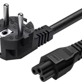 כבל מתח Power Cord C5 – 3pins 1.5m -כבל מיקי – ישראלי