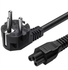 כבל מתח Power Cord C5 – 3pins 1.5m -כבל מיקי – ישראלי