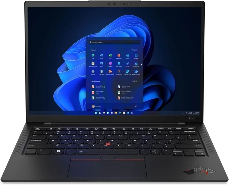 מחשב נייד יוקרתי מבית Lenovo דגם ThinkPad X1 Carbon i7-8th 16GB RAM 256GB SSD