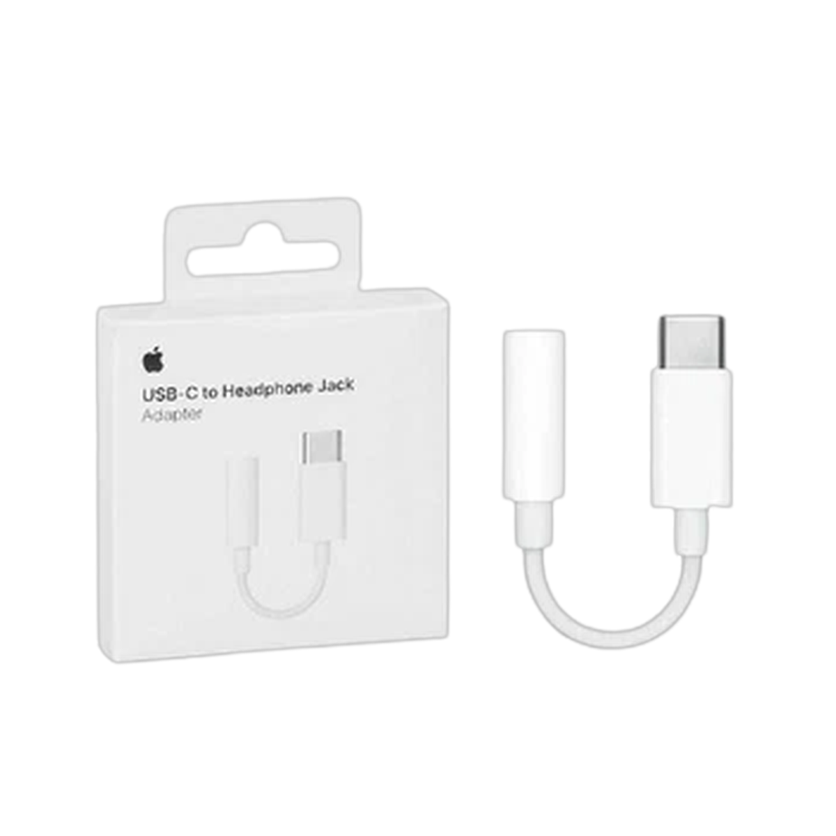 מתאם Apple USB-C לחיבור אוזניות 3.5 מ״מ מקורי - רקע שקוף