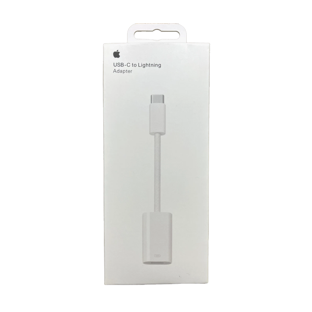 מתאם Apple USB-C ל-Lightning מקורי - רקע שקוף