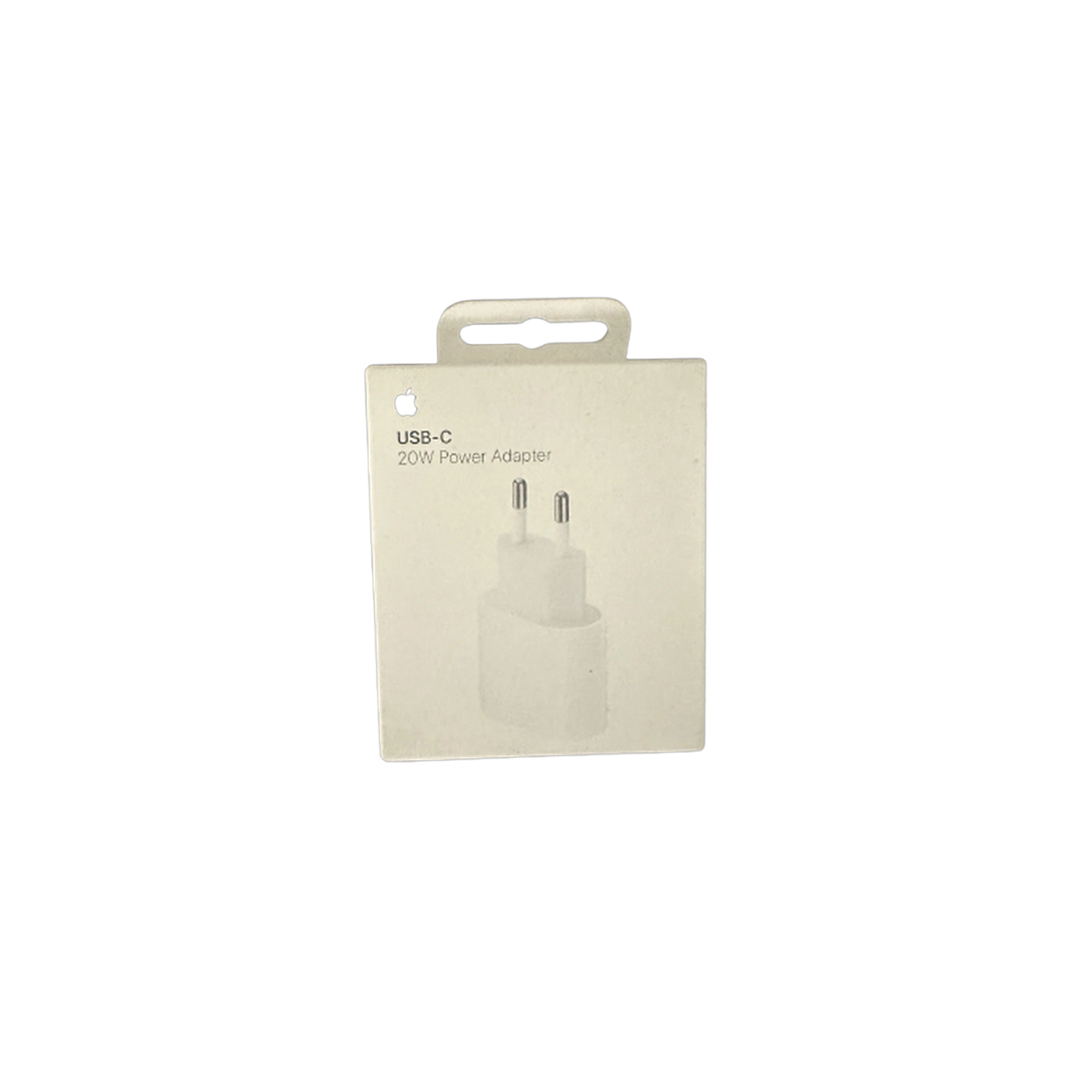 מטען קיר Apple 20W USB-C Power Adapter מקורי - רקע שקוף
