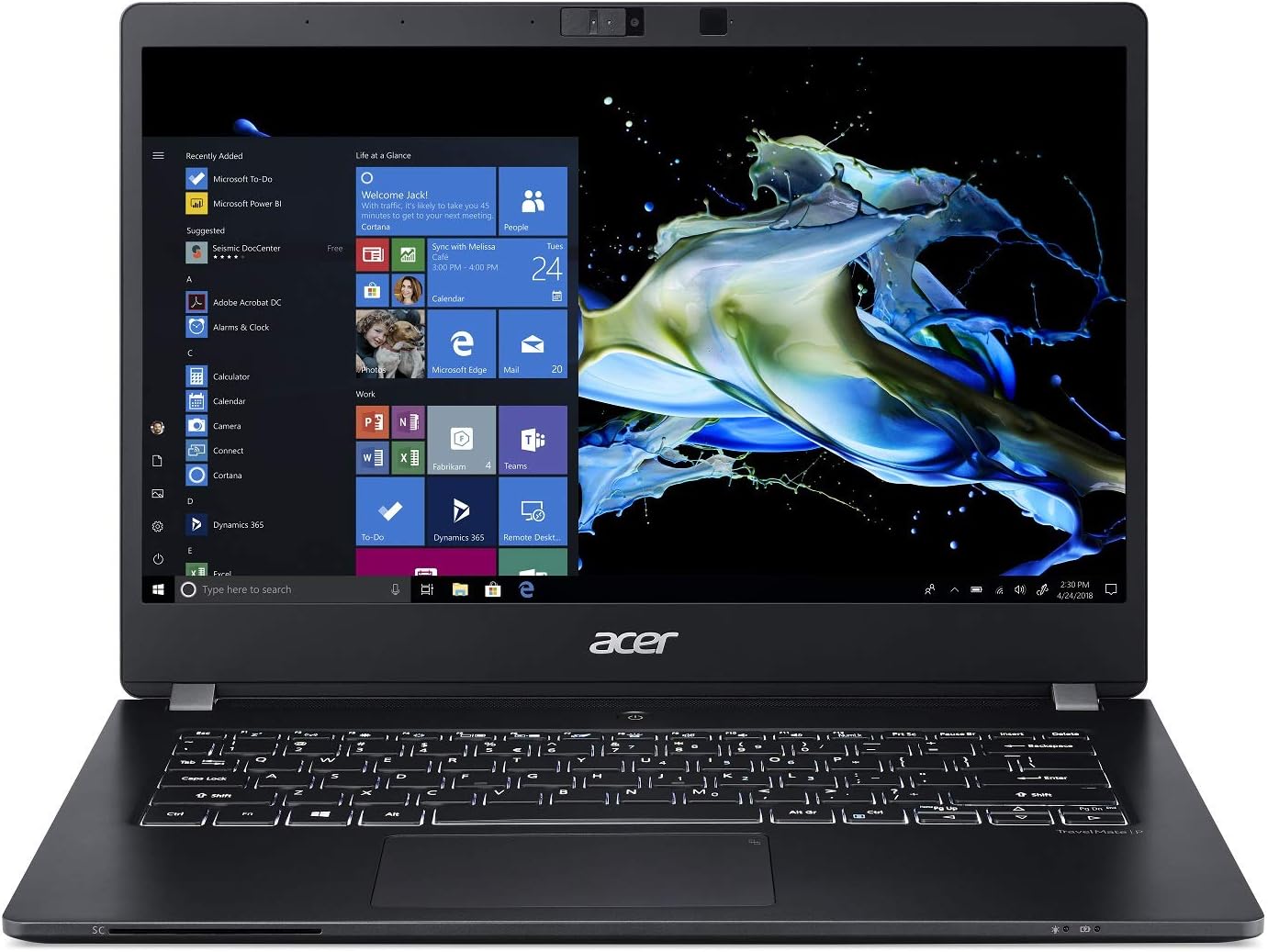 acer travelmate x360 i5-11th 8gb ram 256gb ssd מחשב נייד טאץ' 14 אינץ